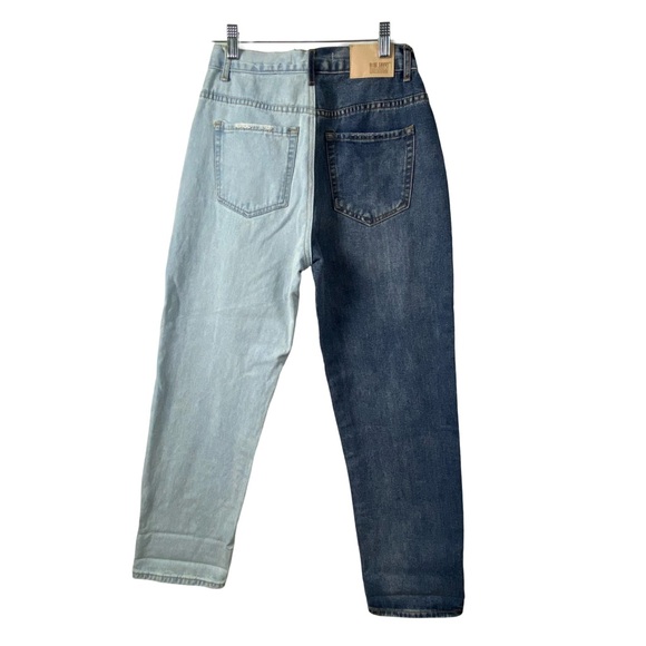 Blue Savvy Denim Y2K Womens Two Tone Blue Hi Rise Jeans Size 5/27 - Picture 2 of 12